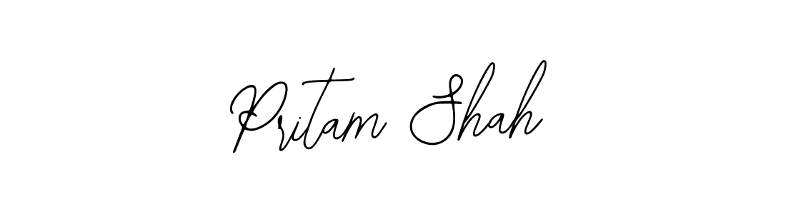 Make a beautiful signature design for name Pritam Shah. With this signature (Bearetta-2O07w) style, you can create a handwritten signature for free. Pritam Shah signature style 12 images and pictures png