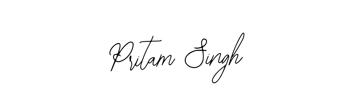 Similarly Bearetta-2O07w is the best handwritten signature design. Signature creator online .You can use it as an online autograph creator for name Pritam Singh. Pritam Singh signature style 12 images and pictures png