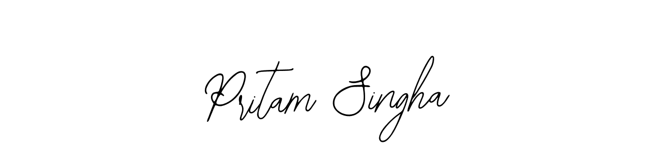 The best way (Bearetta-2O07w) to make a short signature is to pick only two or three words in your name. The name Pritam Singha include a total of six letters. For converting this name. Pritam Singha signature style 12 images and pictures png