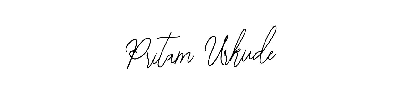 How to Draw Pritam Urkude signature style? Bearetta-2O07w is a latest design signature styles for name Pritam Urkude. Pritam Urkude signature style 12 images and pictures png