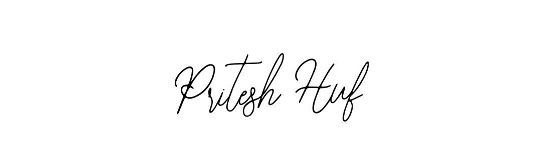 Pritesh Huf stylish signature style. Best Handwritten Sign (Bearetta-2O07w) for my name. Handwritten Signature Collection Ideas for my name Pritesh Huf. Pritesh Huf signature style 12 images and pictures png