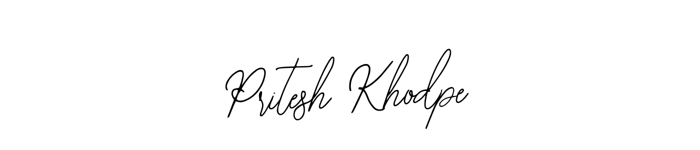 It looks lik you need a new signature style for name Pritesh Khodpe. Design unique handwritten (Bearetta-2O07w) signature with our free signature maker in just a few clicks. Pritesh Khodpe signature style 12 images and pictures png