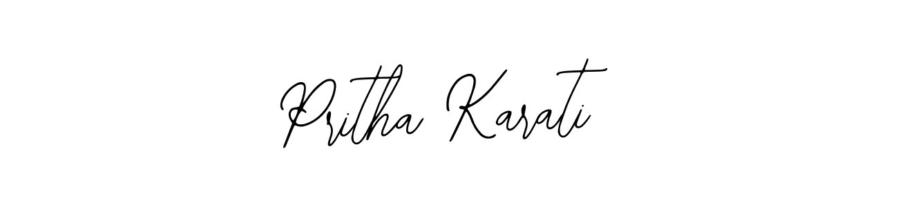 How to make Pritha Karati signature? Bearetta-2O07w is a professional autograph style. Create handwritten signature for Pritha Karati name. Pritha Karati signature style 12 images and pictures png