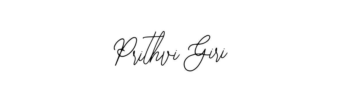 Use a signature maker to create a handwritten signature online. With this signature software, you can design (Bearetta-2O07w) your own signature for name Prithvi Giri. Prithvi Giri signature style 12 images and pictures png