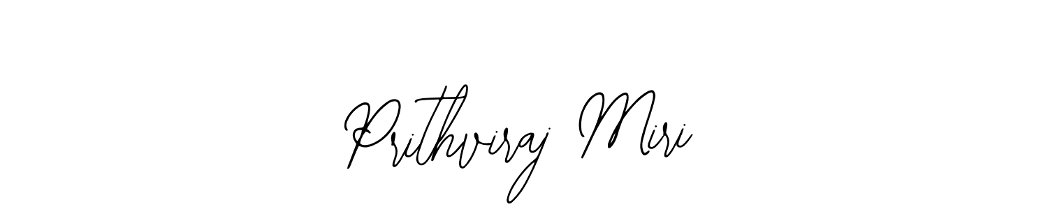 Use a signature maker to create a handwritten signature online. With this signature software, you can design (Bearetta-2O07w) your own signature for name Prithviraj Miri. Prithviraj Miri signature style 12 images and pictures png