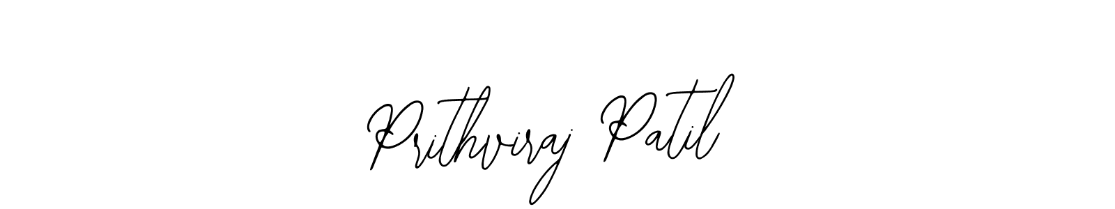 How to make Prithviraj Patil name signature. Use Bearetta-2O07w style for creating short signs online. This is the latest handwritten sign. Prithviraj Patil signature style 12 images and pictures png