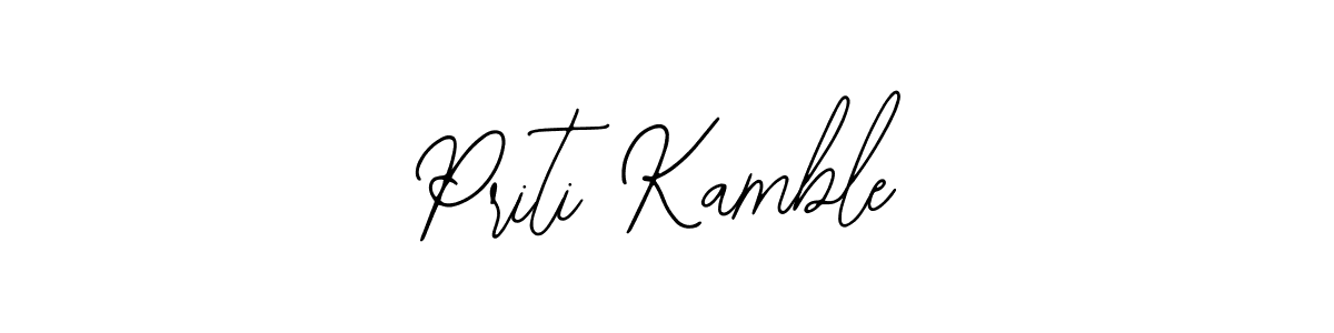 Create a beautiful signature design for name Priti Kamble. With this signature (Bearetta-2O07w) fonts, you can make a handwritten signature for free. Priti Kamble signature style 12 images and pictures png