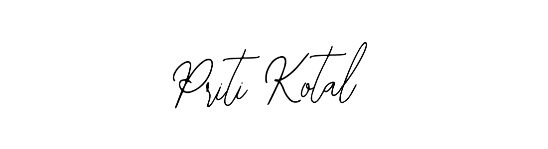 Priti Kotal stylish signature style. Best Handwritten Sign (Bearetta-2O07w) for my name. Handwritten Signature Collection Ideas for my name Priti Kotal. Priti Kotal signature style 12 images and pictures png