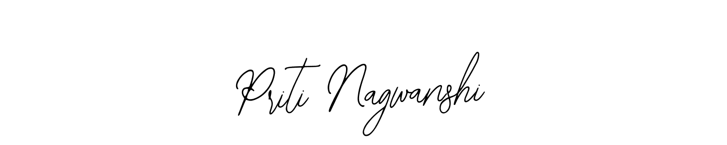 Create a beautiful signature design for name Priti Nagwanshi. With this signature (Bearetta-2O07w) fonts, you can make a handwritten signature for free. Priti Nagwanshi signature style 12 images and pictures png