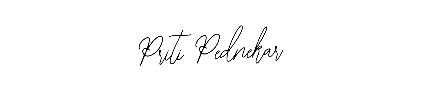 It looks lik you need a new signature style for name Priti Pednekar. Design unique handwritten (Bearetta-2O07w) signature with our free signature maker in just a few clicks. Priti Pednekar signature style 12 images and pictures png