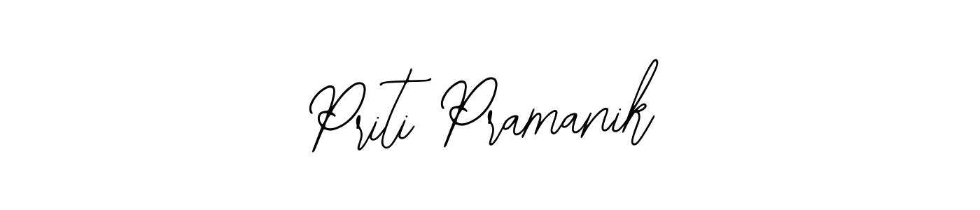 How to Draw Priti Pramanik signature style? Bearetta-2O07w is a latest design signature styles for name Priti Pramanik. Priti Pramanik signature style 12 images and pictures png