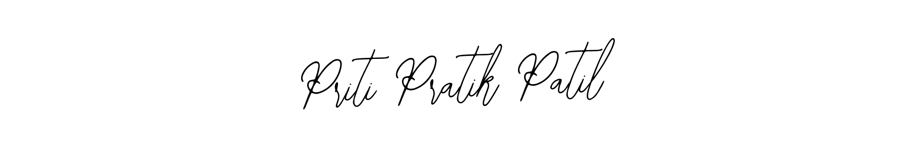 Also we have Priti Pratik Patil name is the best signature style. Create professional handwritten signature collection using Bearetta-2O07w autograph style. Priti Pratik Patil signature style 12 images and pictures png