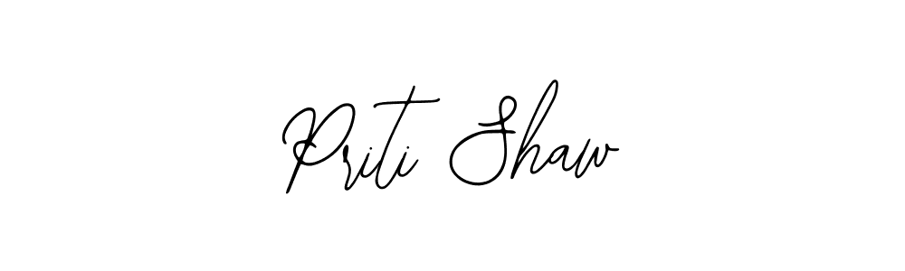 It looks lik you need a new signature style for name Priti Shaw. Design unique handwritten (Bearetta-2O07w) signature with our free signature maker in just a few clicks. Priti Shaw signature style 12 images and pictures png