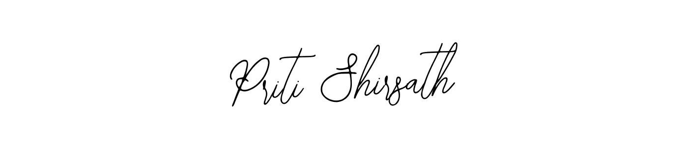Similarly Bearetta-2O07w is the best handwritten signature design. Signature creator online .You can use it as an online autograph creator for name Priti Shirsath. Priti Shirsath signature style 12 images and pictures png