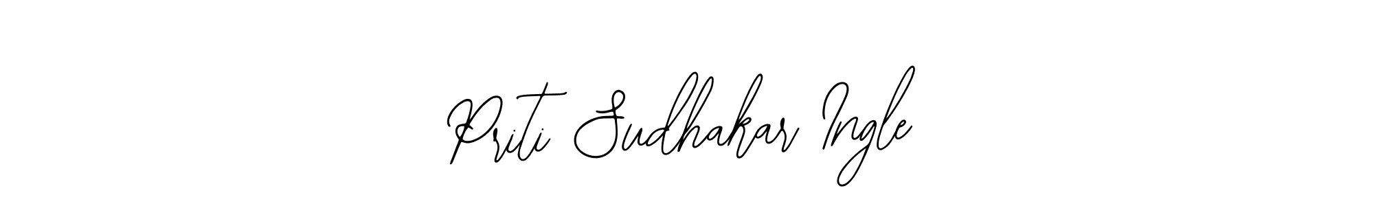 Design your own signature with our free online signature maker. With this signature software, you can create a handwritten (Bearetta-2O07w) signature for name Priti Sudhakar Ingle. Priti Sudhakar Ingle signature style 12 images and pictures png