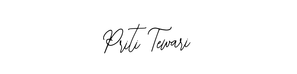 Also You can easily find your signature by using the search form. We will create Priti Tewari name handwritten signature images for you free of cost using Bearetta-2O07w sign style. Priti Tewari signature style 12 images and pictures png