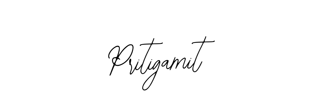 You should practise on your own different ways (Bearetta-2O07w) to write your name (Pritigamit) in signature. don't let someone else do it for you. Pritigamit signature style 12 images and pictures png