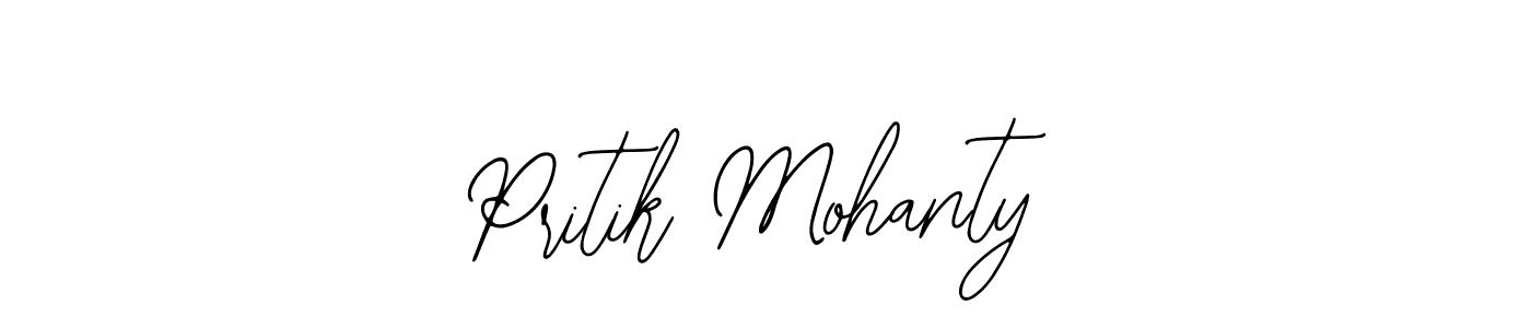 How to make Pritik Mohanty name signature. Use Bearetta-2O07w style for creating short signs online. This is the latest handwritten sign. Pritik Mohanty signature style 12 images and pictures png