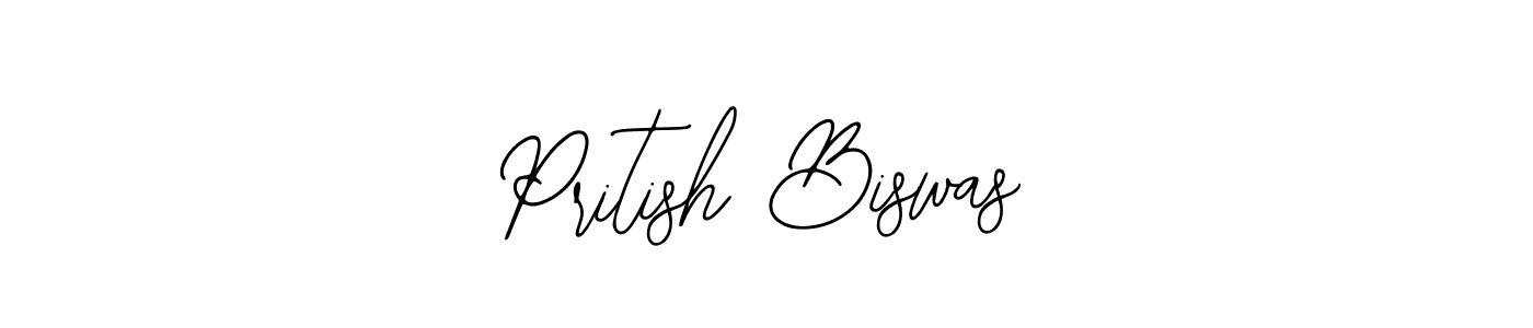 You should practise on your own different ways (Bearetta-2O07w) to write your name (Pritish Biswas) in signature. don't let someone else do it for you. Pritish Biswas signature style 12 images and pictures png