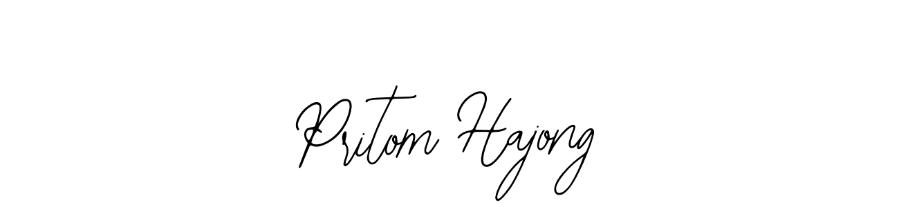 Design your own signature with our free online signature maker. With this signature software, you can create a handwritten (Bearetta-2O07w) signature for name Pritom Hajong. Pritom Hajong signature style 12 images and pictures png