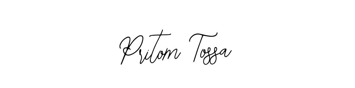 The best way (Bearetta-2O07w) to make a short signature is to pick only two or three words in your name. The name Pritom Tossa include a total of six letters. For converting this name. Pritom Tossa signature style 12 images and pictures png