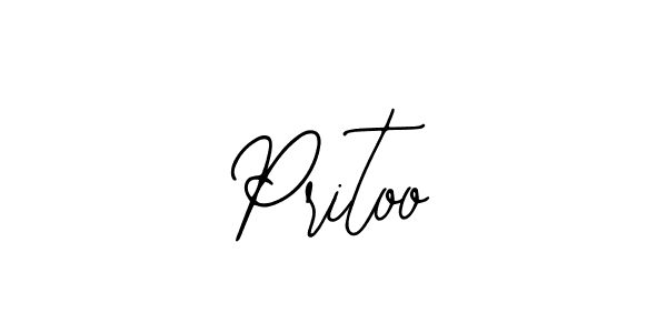 Bearetta-2O07w is a professional signature style that is perfect for those who want to add a touch of class to their signature. It is also a great choice for those who want to make their signature more unique. Get Pritoo name to fancy signature for free. Pritoo signature style 12 images and pictures png