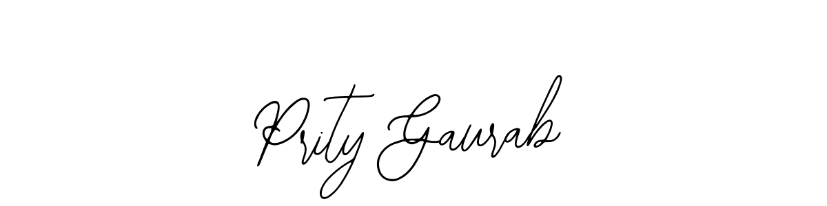 Also You can easily find your signature by using the search form. We will create Prity Gaurab name handwritten signature images for you free of cost using Bearetta-2O07w sign style. Prity Gaurab signature style 12 images and pictures png