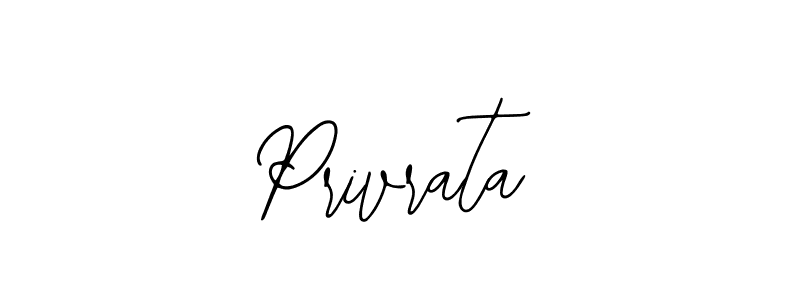How to make Privrata name signature. Use Bearetta-2O07w style for creating short signs online. This is the latest handwritten sign. Privrata signature style 12 images and pictures png