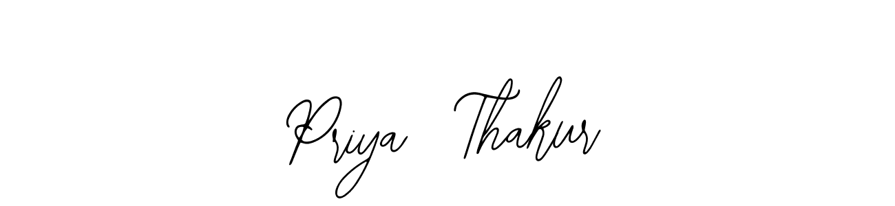 Bearetta-2O07w is a professional signature style that is perfect for those who want to add a touch of class to their signature. It is also a great choice for those who want to make their signature more unique. Get Priya  Thakur name to fancy signature for free. Priya  Thakur signature style 12 images and pictures png