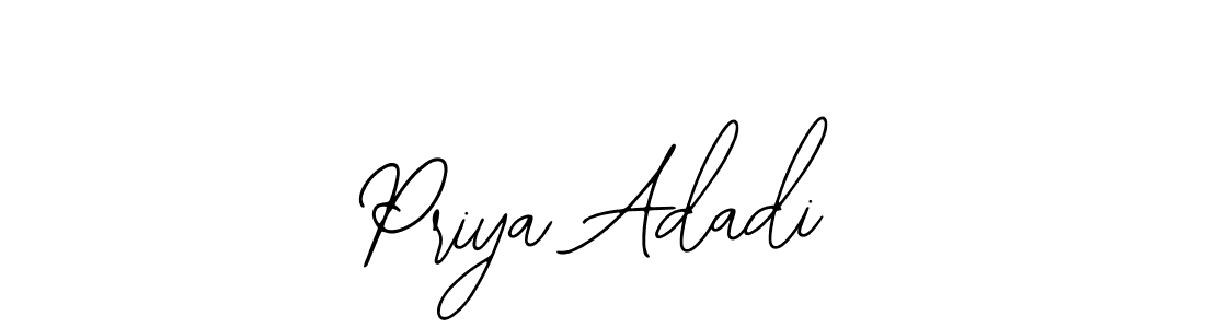 Bearetta-2O07w is a professional signature style that is perfect for those who want to add a touch of class to their signature. It is also a great choice for those who want to make their signature more unique. Get Priya Adadi name to fancy signature for free. Priya Adadi signature style 12 images and pictures png