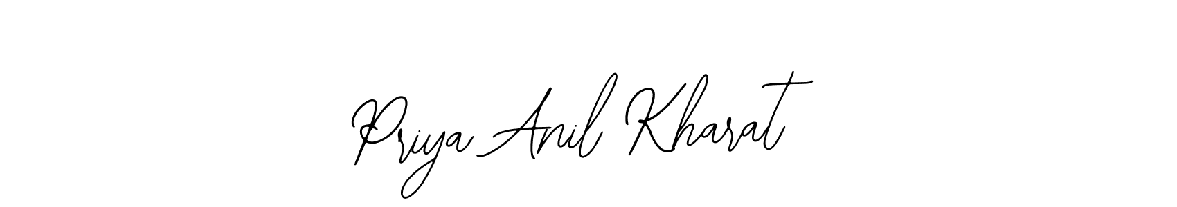 Use a signature maker to create a handwritten signature online. With this signature software, you can design (Bearetta-2O07w) your own signature for name Priya Anil Kharat. Priya Anil Kharat signature style 12 images and pictures png