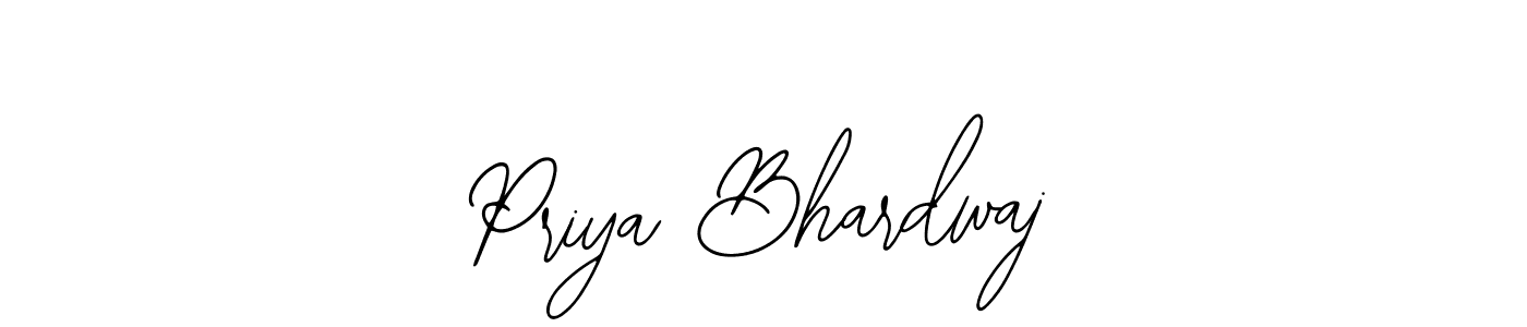 Bearetta-2O07w is a professional signature style that is perfect for those who want to add a touch of class to their signature. It is also a great choice for those who want to make their signature more unique. Get Priya Bhardwaj name to fancy signature for free. Priya Bhardwaj signature style 12 images and pictures png
