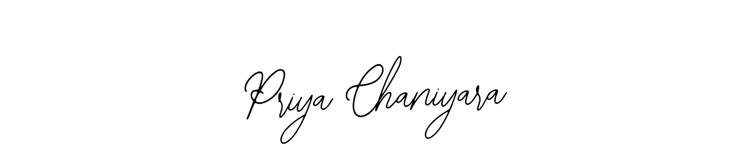 Use a signature maker to create a handwritten signature online. With this signature software, you can design (Bearetta-2O07w) your own signature for name Priya Chaniyara. Priya Chaniyara signature style 12 images and pictures png