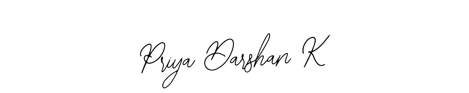 How to Draw Priya Darshan K signature style? Bearetta-2O07w is a latest design signature styles for name Priya Darshan K. Priya Darshan K signature style 12 images and pictures png