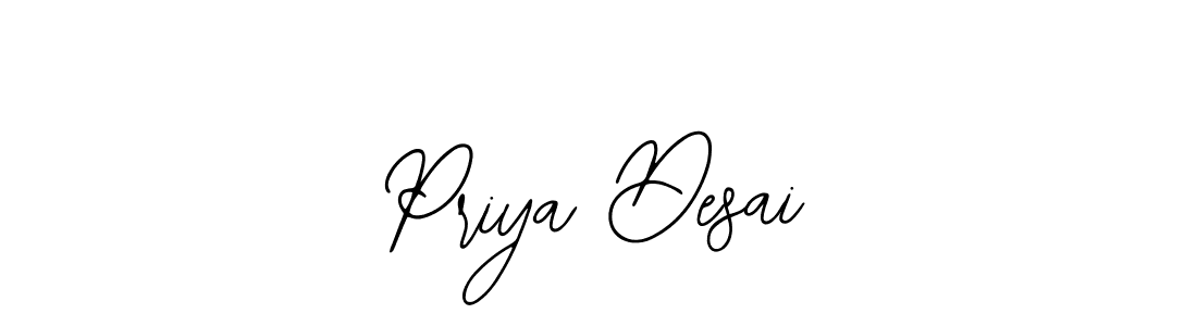 Also You can easily find your signature by using the search form. We will create Priya Desai name handwritten signature images for you free of cost using Bearetta-2O07w sign style. Priya Desai signature style 12 images and pictures png