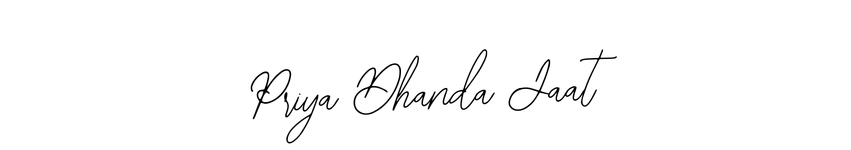 Design your own signature with our free online signature maker. With this signature software, you can create a handwritten (Bearetta-2O07w) signature for name Priya Dhanda Jaat. Priya Dhanda Jaat signature style 12 images and pictures png