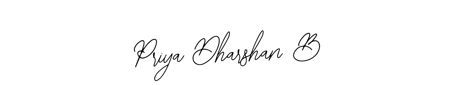Bearetta-2O07w is a professional signature style that is perfect for those who want to add a touch of class to their signature. It is also a great choice for those who want to make their signature more unique. Get Priya Dharshan B name to fancy signature for free. Priya Dharshan B signature style 12 images and pictures png