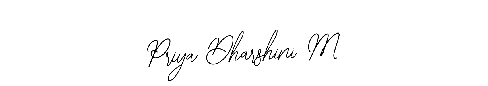 You should practise on your own different ways (Bearetta-2O07w) to write your name (Priya Dharshini M) in signature. don't let someone else do it for you. Priya Dharshini M signature style 12 images and pictures png