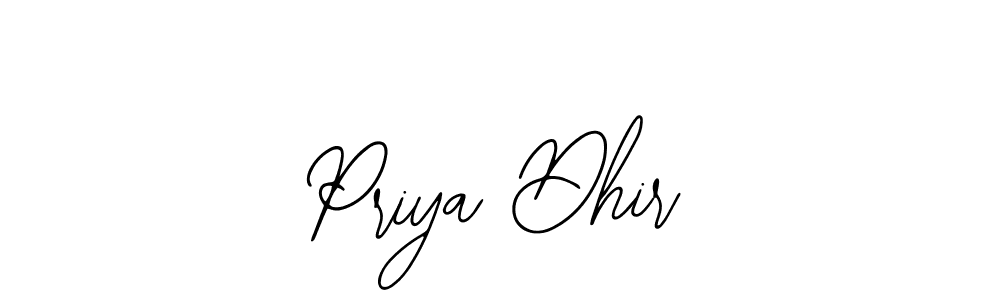 You can use this online signature creator to create a handwritten signature for the name Priya Dhir. This is the best online autograph maker. Priya Dhir signature style 12 images and pictures png