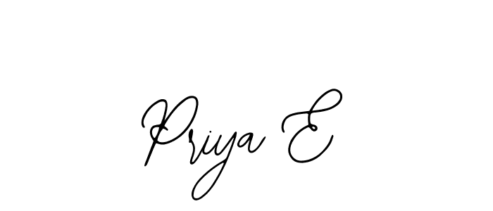 Make a beautiful signature design for name Priya E. Use this online signature maker to create a handwritten signature for free. Priya E signature style 12 images and pictures png