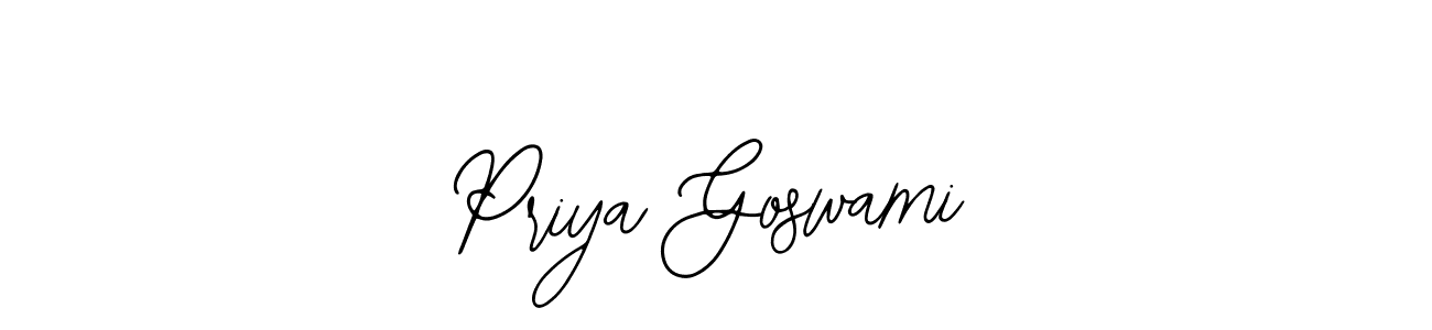 How to make Priya Goswami signature? Bearetta-2O07w is a professional autograph style. Create handwritten signature for Priya Goswami name. Priya Goswami signature style 12 images and pictures png