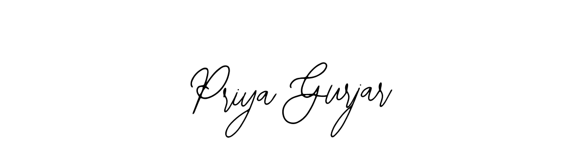 How to Draw Priya Gurjar signature style? Bearetta-2O07w is a latest design signature styles for name Priya Gurjar. Priya Gurjar signature style 12 images and pictures png