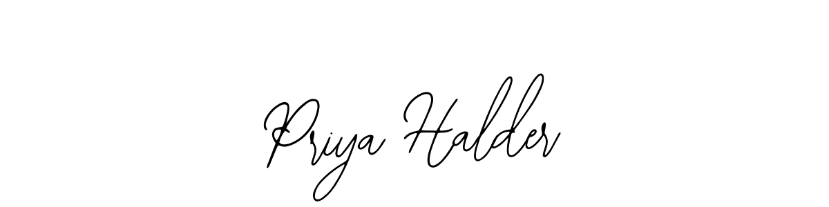 How to make Priya Halder signature? Bearetta-2O07w is a professional autograph style. Create handwritten signature for Priya Halder name. Priya Halder signature style 12 images and pictures png