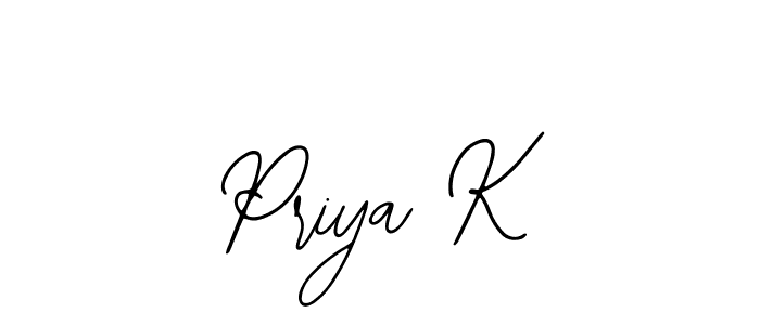 Here are the top 10 professional signature styles for the name Priya K. These are the best autograph styles you can use for your name. Priya K signature style 12 images and pictures png