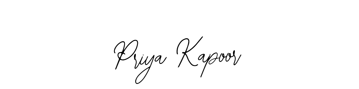 Also You can easily find your signature by using the search form. We will create Priya Kapoor name handwritten signature images for you free of cost using Bearetta-2O07w sign style. Priya Kapoor signature style 12 images and pictures png