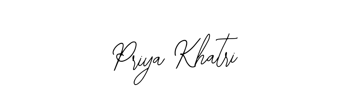 Create a beautiful signature design for name Priya Khatri. With this signature (Bearetta-2O07w) fonts, you can make a handwritten signature for free. Priya Khatri signature style 12 images and pictures png