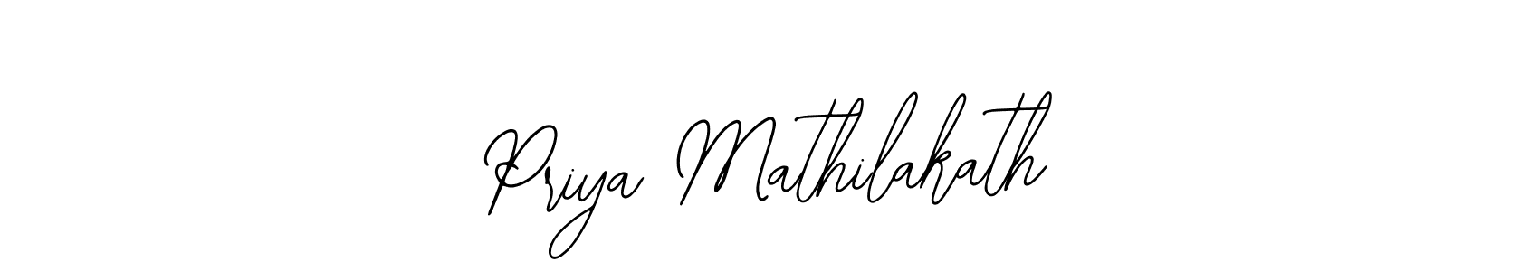 Bearetta-2O07w is a professional signature style that is perfect for those who want to add a touch of class to their signature. It is also a great choice for those who want to make their signature more unique. Get Priya Mathilakath name to fancy signature for free. Priya Mathilakath signature style 12 images and pictures png