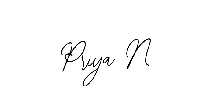Create a beautiful signature design for name Priya N. With this signature (Bearetta-2O07w) fonts, you can make a handwritten signature for free. Priya N signature style 12 images and pictures png