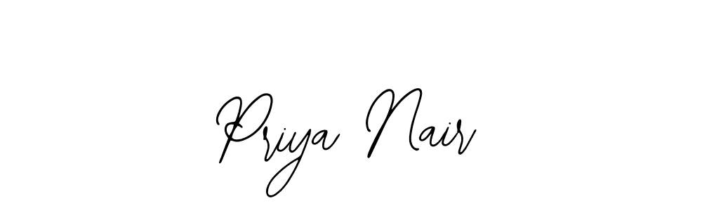 It looks lik you need a new signature style for name Priya Nair. Design unique handwritten (Bearetta-2O07w) signature with our free signature maker in just a few clicks. Priya Nair signature style 12 images and pictures png