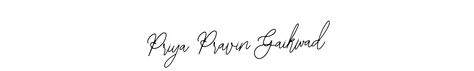 if you are searching for the best signature style for your name Priya Pravin Gaikwad. so please give up your signature search. here we have designed multiple signature styles  using Bearetta-2O07w. Priya Pravin Gaikwad signature style 12 images and pictures png